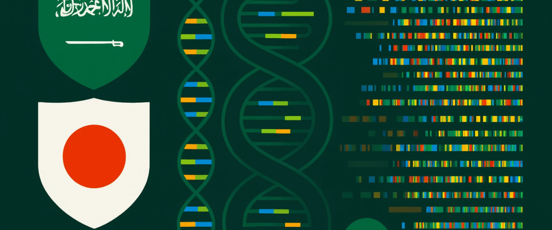 فريق سعودي-ياباني ينجح ببناء مرجع جيني جديد مشترك  (pangenome)!