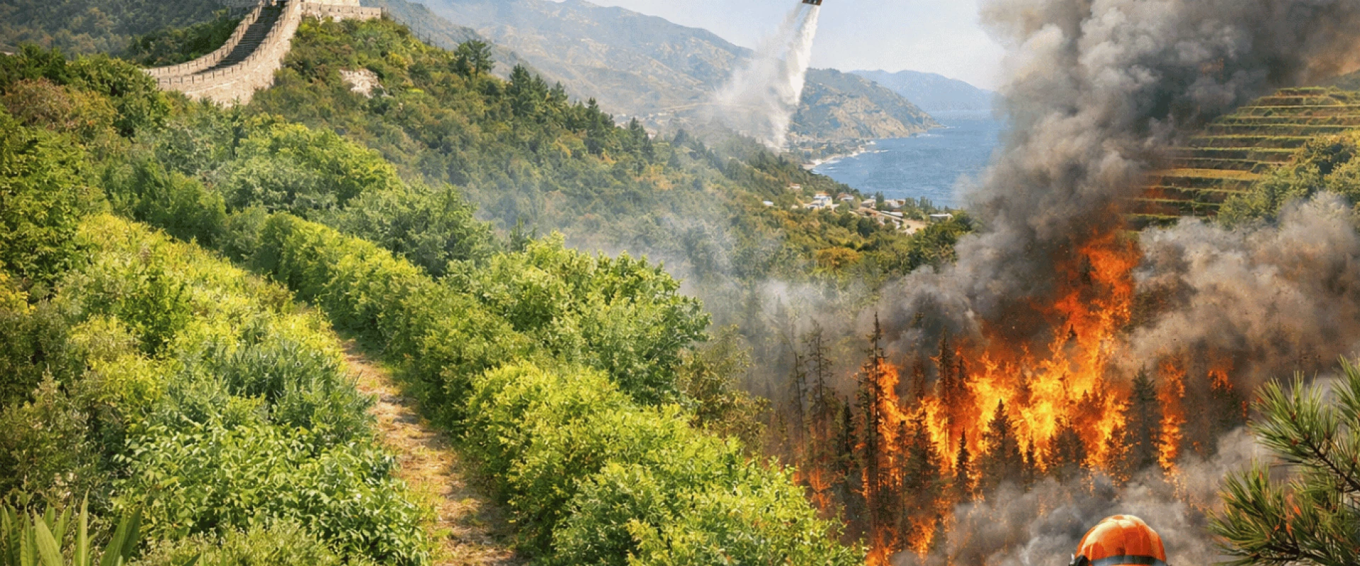 الحواجز الخضراء وحماية غابات الساحل السوري: دروس من الصين