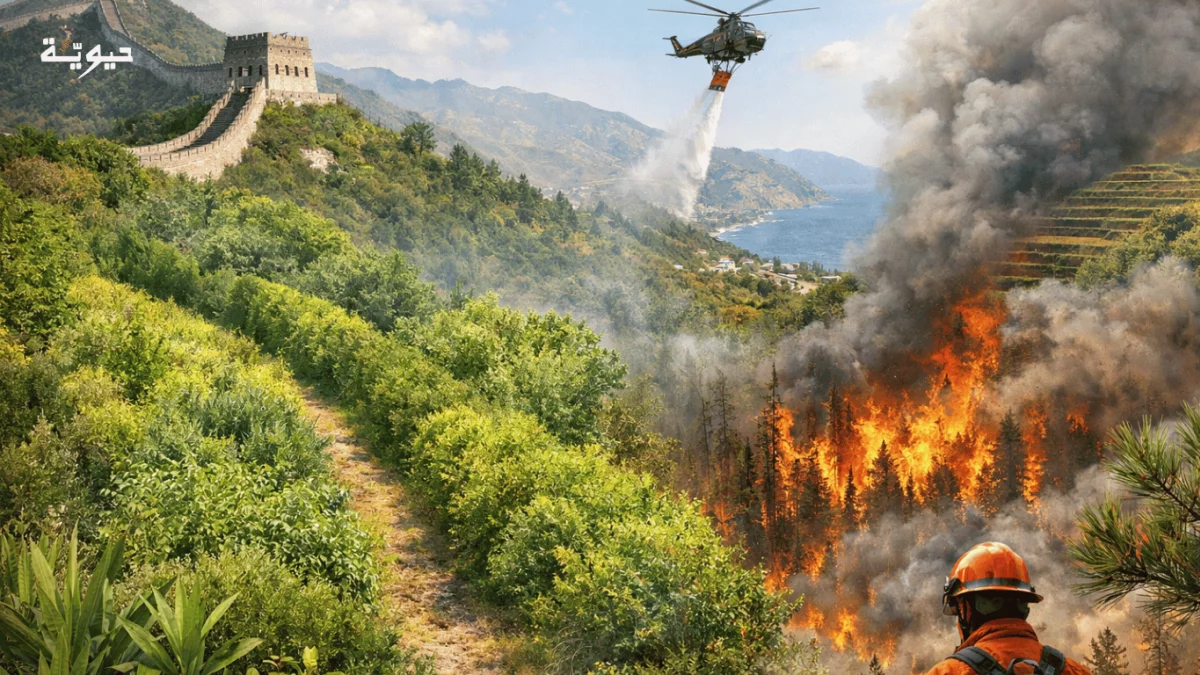 الحواجز الخضراء وحماية غابات الساحل السوري: دروس من الصين